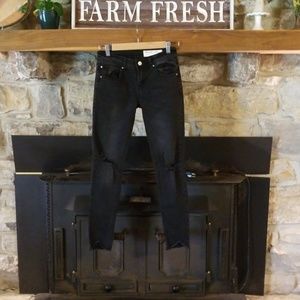 Wishlist shredded black jeans